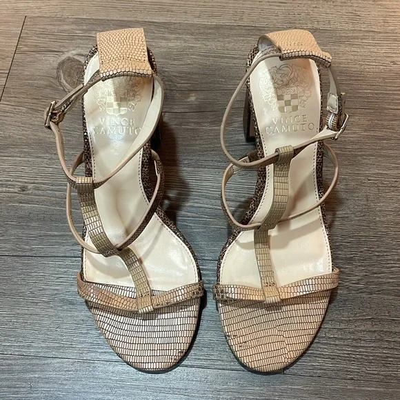 Vince Camuto - Brown Heels - 5 1/2 (M/36) - Picture 3 of 8